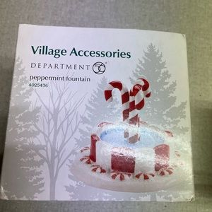 Department 56 Peppermint fountain
